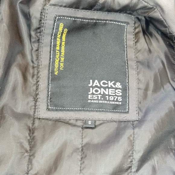 Jack & Jones Mens Cargo Bomber Jacket Full Zip Lightly Quilted - Picture 9 of 12